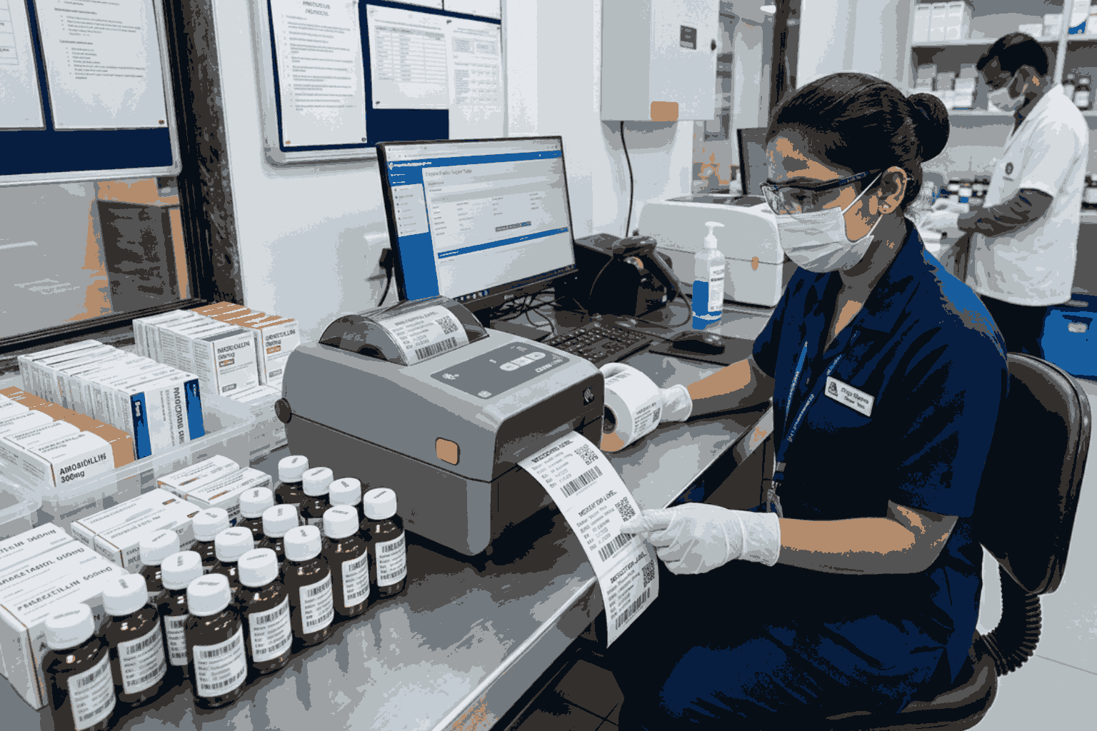 Barcode Printer for Pharma