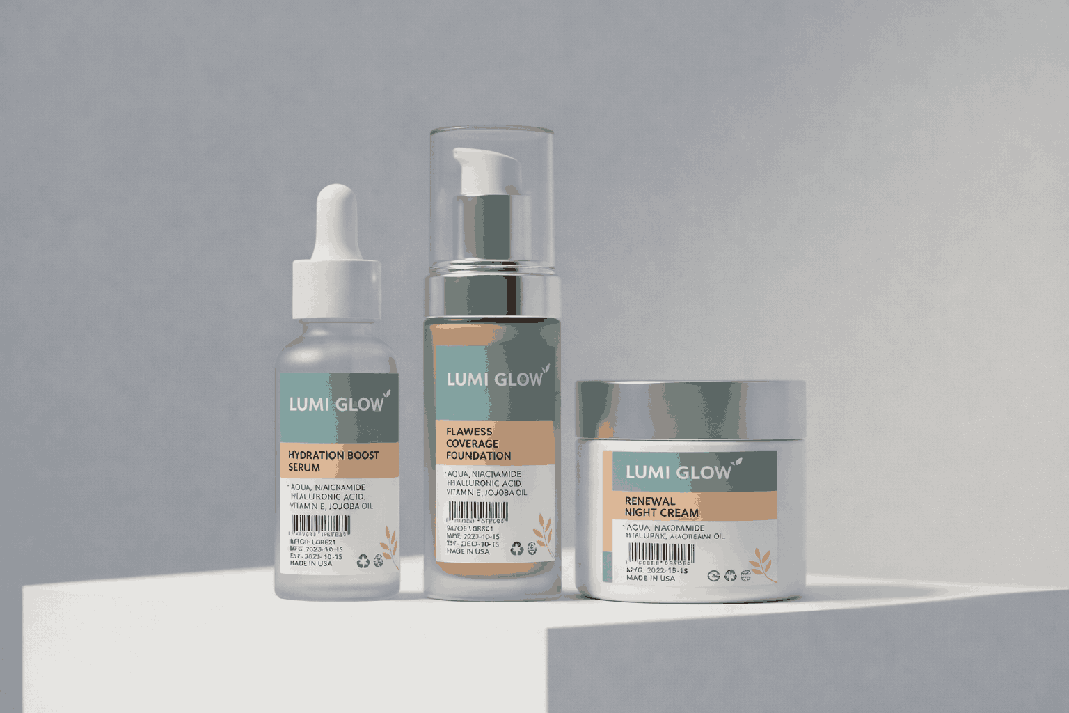 Custom Printed Labels for Cosmetics